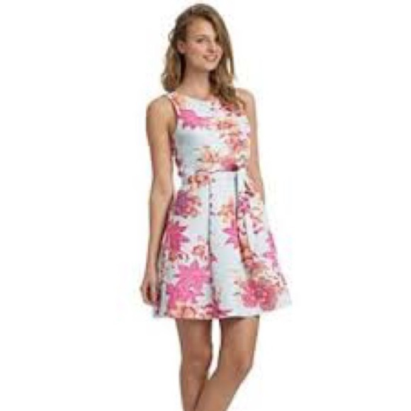 Anthropologie Tracy Reese Hawaiian Floral Fit Flare Dress - Picture 8 of 8